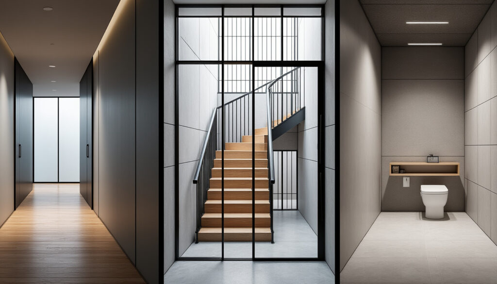 découvrez des solutions pratiques pour aménager couloir, cage d'escalier et salle de bain aveugle. conseils et astuces pour optimiser ces espaces sans lumière naturelle.