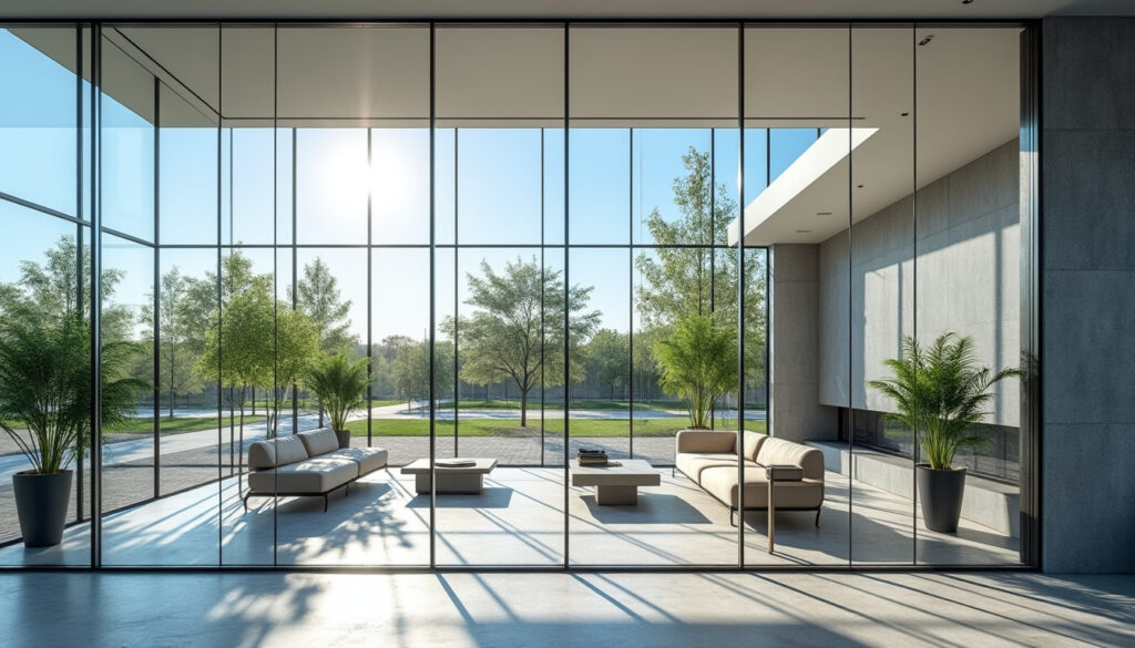 découvrez comment le vitrage à contrôle solaire permet de limiter la surchauffe tout en conservant une luminosité naturelle optimale dans vos espaces.