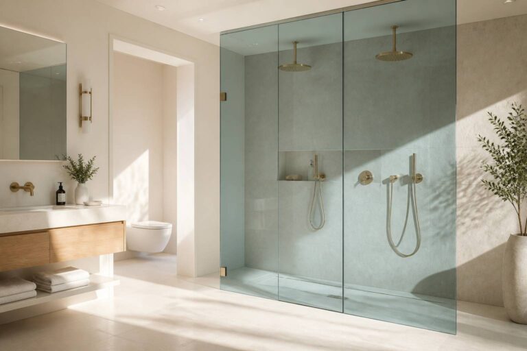 Inspiration déco : sublimer votre salle de bain avec une douche double élégante et fonctionnelle