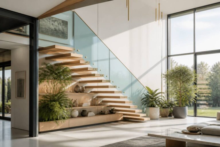 Inspirez-vous : 10 idées créatives pour sublimer vos escaliers flottants
