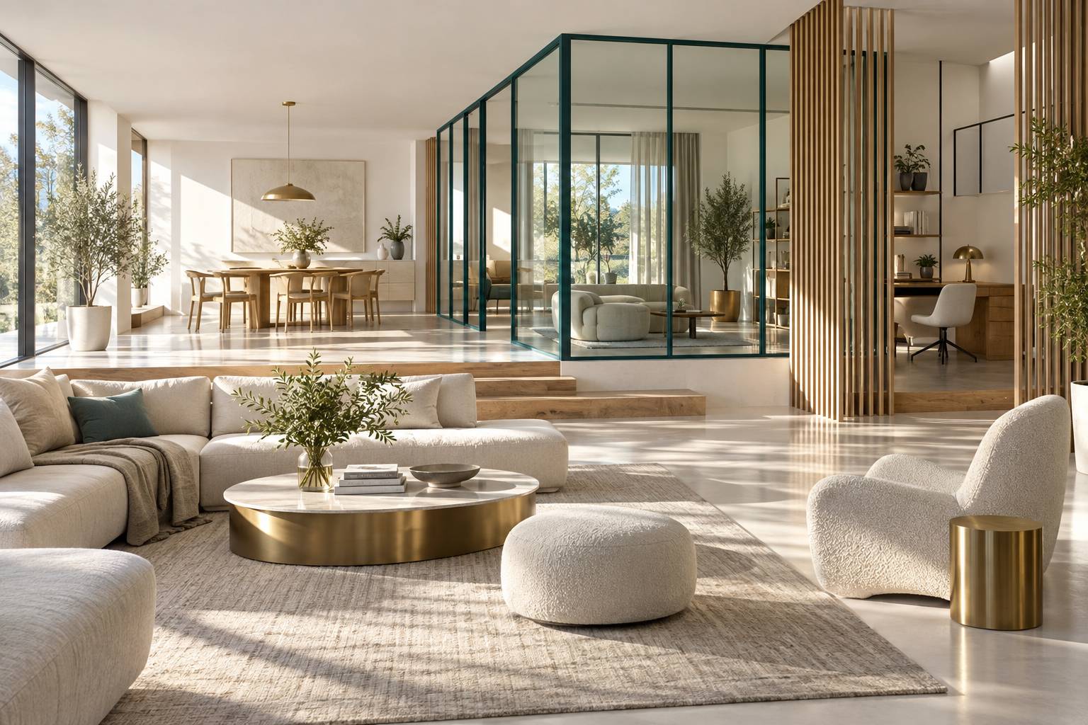 Illustration éditoriale du sujet : Ces tendances qui révolutionnent en profondeur l'aménagement intérieur
